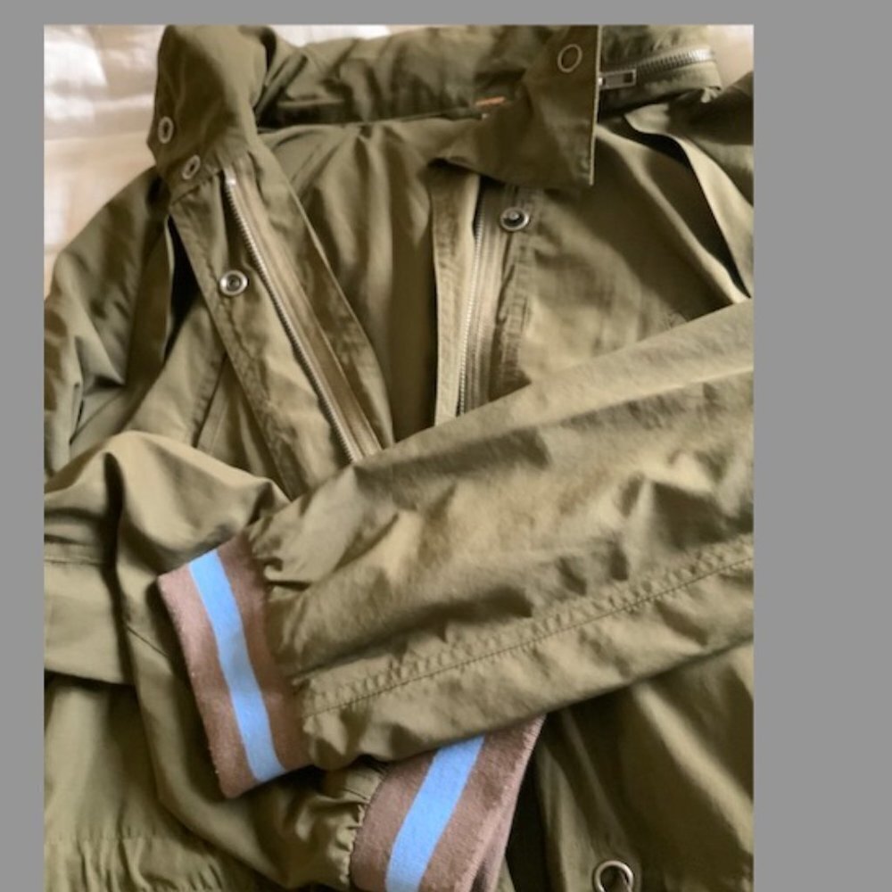 LAST CALL: Free People Varsity-Style Cargo Jacket Size M - Picture 5 of 7